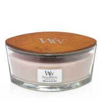 WoodWick Vanilla & Sea Salt HearthWick Ellipse Jar Candle Extra Image 1 Preview
